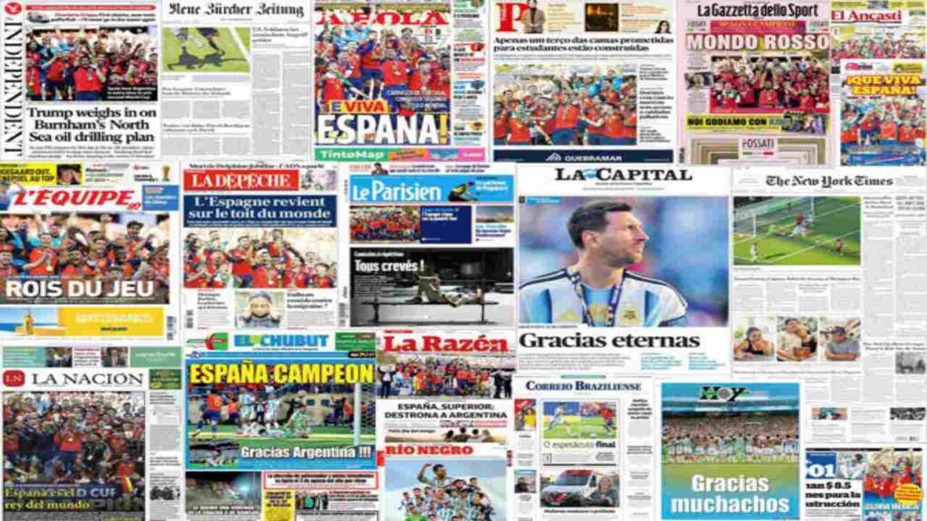 Prensa mundial se rinde a España, la mejor selección del siglo XXI